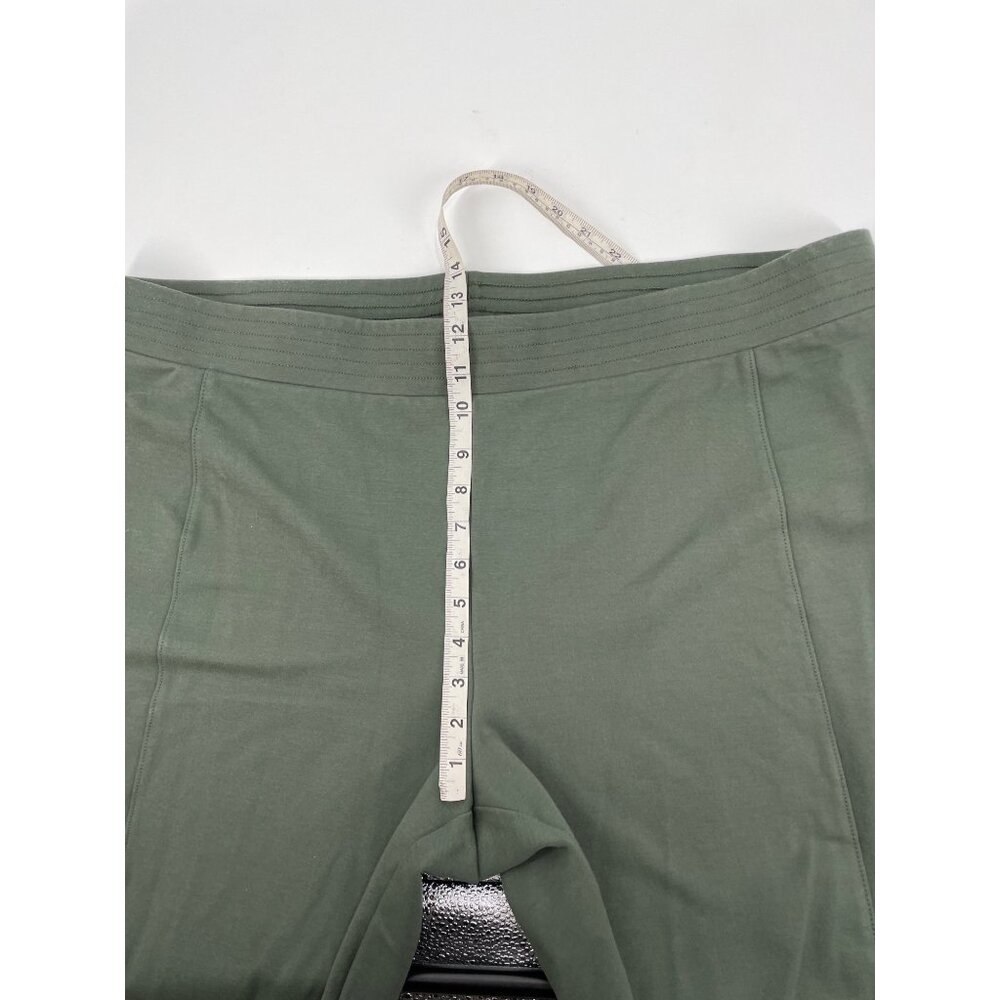 Lands End Womens Plus Size 2X Pants Elastic Waist Relaxed Fit Green Casual Comfy - Picture 6 of 7